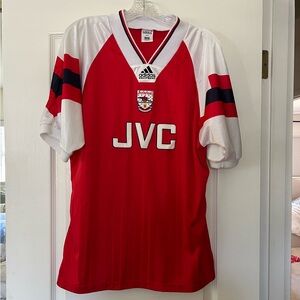 Authentic Arsenal JVC Football Jersey Shirt 1992-1994